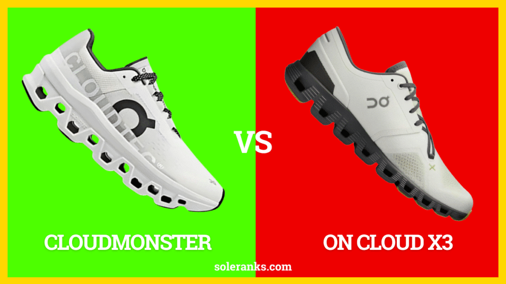 Cloudmonster vs On Cloud X3